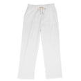thumbnail image 5 of LWavelet Mens Linen Straight Leg Pants Elastic Waist Drawstring Summer Pants White 3XL, 5 of 6