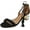 Black, variant on Aquazzura Firenze Women's Cleopatra Sandal 50 Suede Black Ankle-High Pump - 7 M