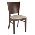 thumbnail image 1 of Chaise Hendrix en Noyer (Lot de 2), 1 of 2
