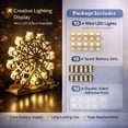 thumbnail image 2 of Mini LED Lights 10 Pack, Battery Powered Spot Lamps with Batteries, Micro Lights for DIY Crafts, Models, Display Case, Decorative Lighting,Warm White, 2 of 6