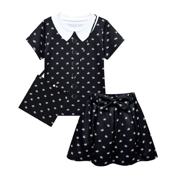 Disfraz de Cosplay para niñas, traje de juego de rol transpirable, regalo negro para niñas de 3 a 9 años Tmvgtek libre de BPA