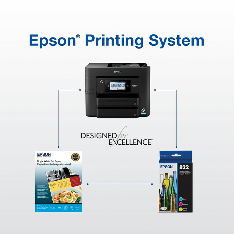 EPSON 822 DURABrite Ultra Black Ink Cartridge, Compatible with