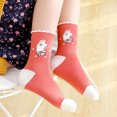 thumbnail image 6 of Fesfesfes 5 Pairs Kids Socks Cute Print Children Middle Tube Socks Girls and Boys Comfy Warm Socks, 6 of 9