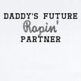 thumbnail image 2 of CafePress -  Daddy's Future Ropin' Partner Body Suit - Baby Light Bodysuit, Size Newborn - 24 Months, 2 of 4
