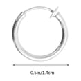 thumbnail image 2 of OUNONA 1Set Metal Earrings for Men Clip On Closure Durable and Safe for Daily Use Tone, 2 of 3