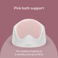 thumbnail image 3 of Support De Bain Angelcare® Pour Bébé - Rose, Support de bain pour bébés pour les nouveau-nés jusqu'à 6 mois, 3 of 10