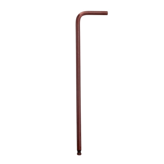 Uxcell Ball End Hex Key Wrench 7/64" SAE S2 Steel Long Arm L-Shape Hexagon Wrenches Repairing Tool for Home Bike Motorcycle Repair, Red Brown