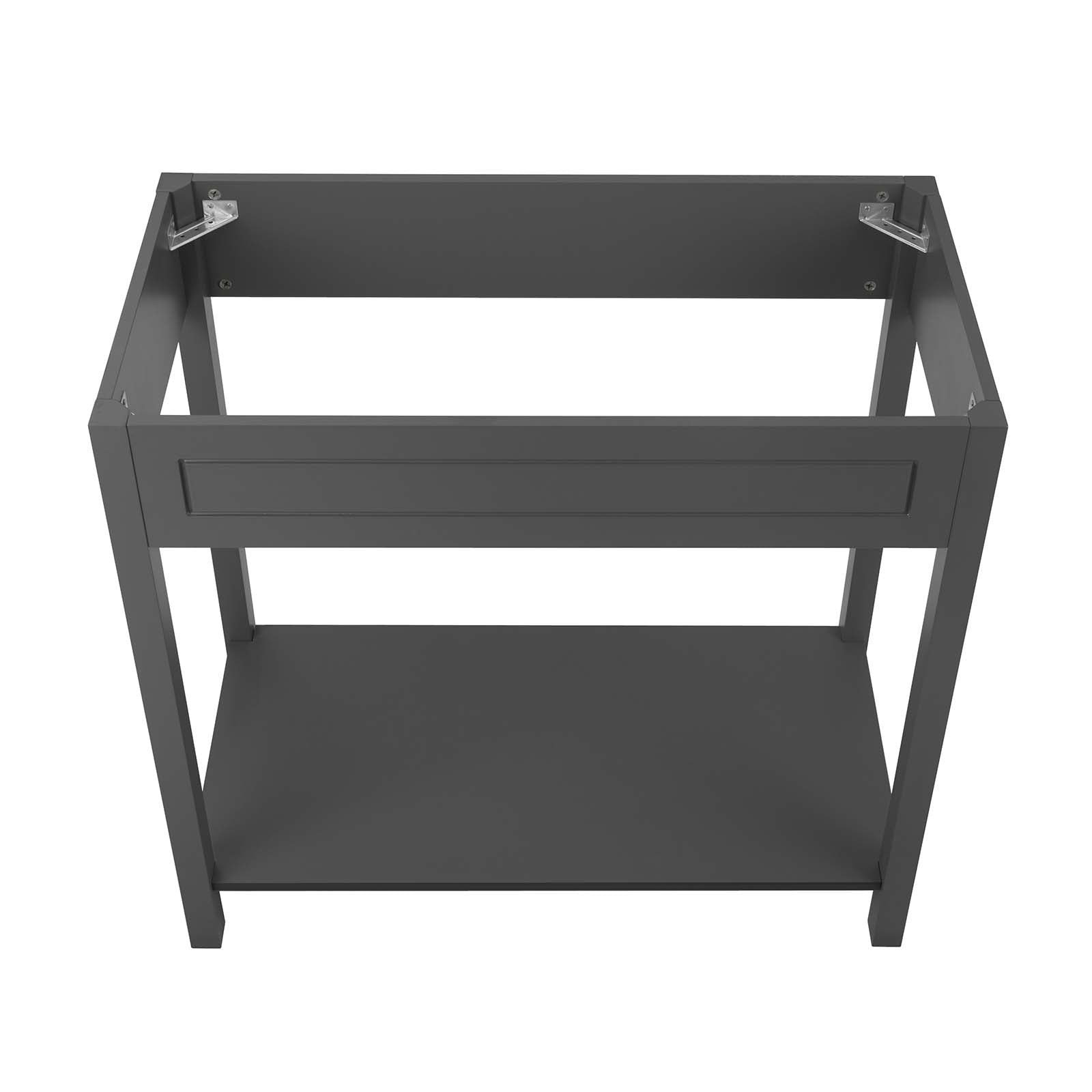 Modway Altura 36" Bathroom Vanity Cabinet (Sink Basin Not Included) in Gray