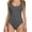 Gray, variant on Custom Funny Swimsuit for Women, Personalized Bathing Suits with Husband Face, Face Bikini for Summer Holiday