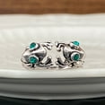 thumbnail image 3 of Personalized fashion frog ring ins niche retro old animal ring jewelry ring Couple jewelry Valentine's Day gift, 3 of 5
