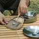 thumbnail image 2 of Camping Sierra Cup Bowl Bolsa de almacenamiento Vajilla BBQ Travel Carry (Verde militar), 2 of 6