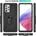 thumbnail image 2 of for Samsung A53 5G Case, Galaxy A53 5G Case with HD Screen Protector, [Military Grade 16ft. Drop Tested] Ring Shockproof Protective Phone Case for Samsung Galaxy A53 5G, 2 of 5