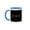 Blue/White, variant on 3drose, James Common Male Name in the America. Yellow on Black Gift, 11oz Mug