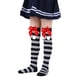 thumbnail image 1 of Calcetines navideños para niños, medias de otoño e invierno para niñas, calcetines navideños con bolas de pelo y lazo de estilo europeo y americano, 1 of 6