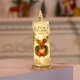 thumbnail image 4 of Electronic Candle Light Christmas Decorations Snowman Santa Reindeer Luminous Night Light Mood Ornaments for Holiday Home Party Tabletop Display, 4 of 6