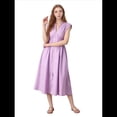 thumbnail image 3 of Vestido Casual de Verano para Mujer, Color Polvo, Talla M, 3 of 8