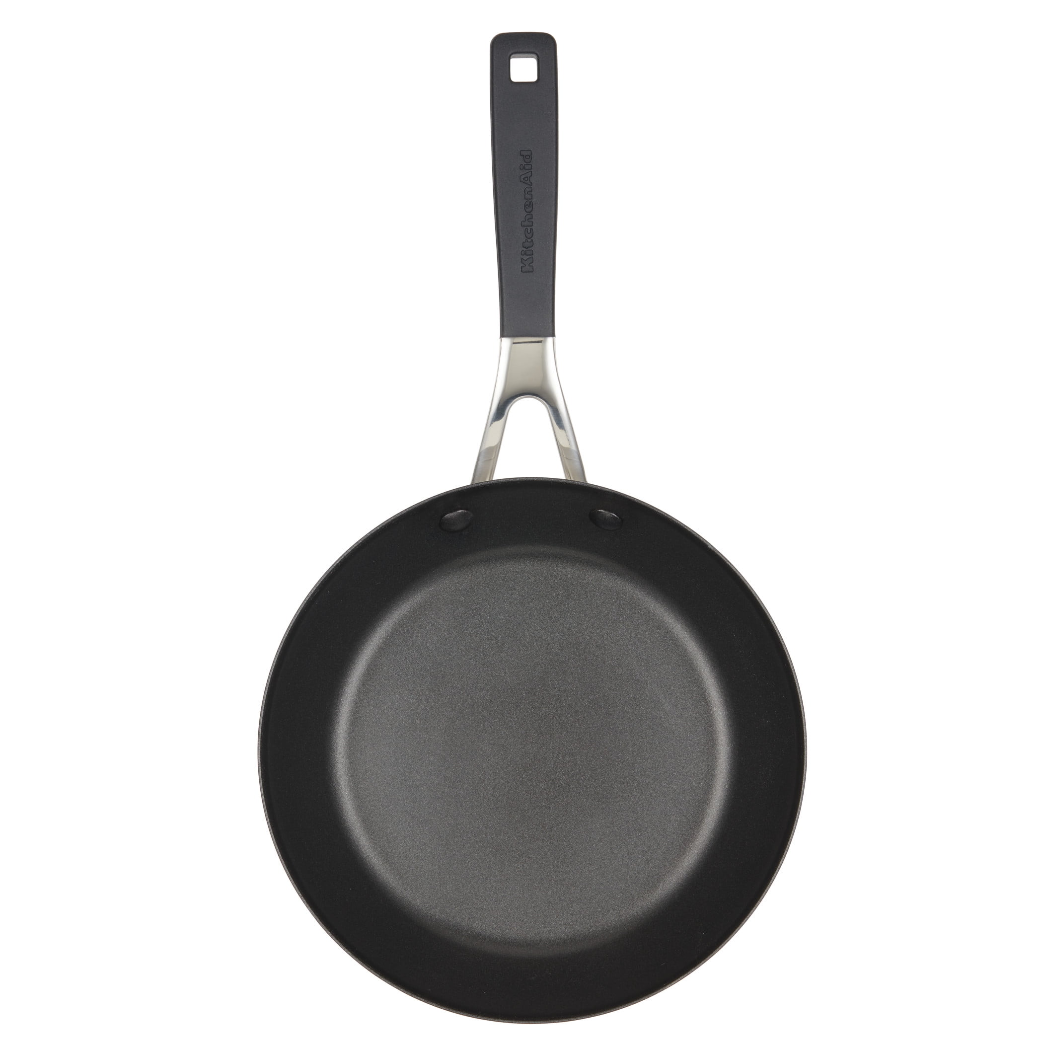 KitchenAid Hard Anodized 12.25" and 8.25" Nonstick Frying Pan Set, Onyx Black