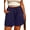 05 Medium Blue, variant on Women's Plus Size Shorts Drawstring Comfy Elastic Waist Shorts Wide Leg Summer Short With Pockets XL-5XL