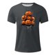 thumbnail image 4 of Blusas y camisas de manga corta y cuello redondo para hombre. Blusas/camisetas de manga corta con cuello redondo y estampado de Halloween para hombre. Blusa para hombre., 4 of 4