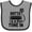 Heather and Black, variant on Inktastic Cb Ham Radio Fan Trucker Boys or Girls Baby Bib