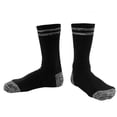 thumbnail image 5 of Black Calcetines Harajuku de doble raya para hombre y mujer, medias de tubo medio informales de punto acanalado de algodón peinado para deportes al aire libre, 5 of 5