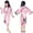 Pink, variant on Esaierr Kids Teen Girls Silk Satin Robes Pajamas 2-14T Little Big Boys Night-Robe Print Summer long Pj Baby Floral Print Bathrobe Sleepwear Loungewear