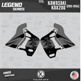 thumbnail image 3 of Kalair GFX Graphics Kit for Kawasaki KDX200 (1991-1994) Legend Series, 3 of 5