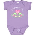 thumbnail image 3 of Inktastic Grandpa's Girl Heart Flowers Girls Baby Bodysuit, 3 of 5