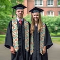 thumbnail image 7 of Haiem Racket and Tennis Ball Pattern Graduation Stole 2024 | Premium Satin Sash for Graduation Ceremony, 7 of 7