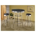 thumbnail image 4 of Black and Bar Height Stool (Set of 2), 4 of 5