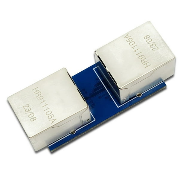 Módulo Adaptador de Cable Gigabit Ethernet Conector de Extensión de Cable de Red Adaptador RJ45 Conector de Red de Conexión Directa