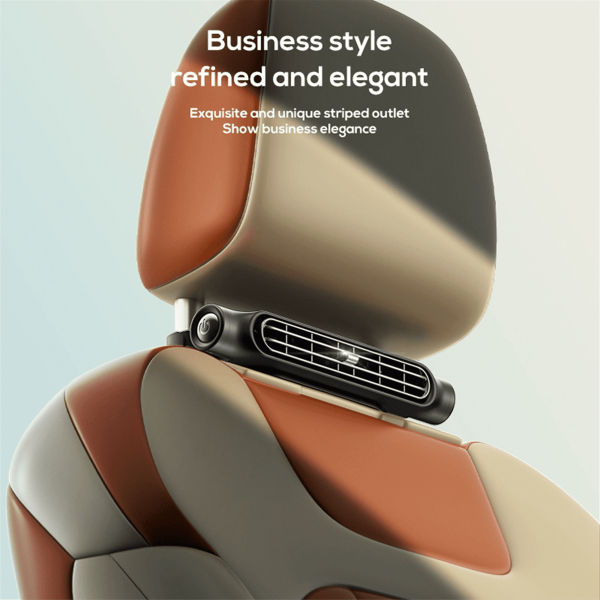 Car Seat Fan, Portable, USB Powered, Car Headrest Cooling Fan, Adjustable, Interior Fan, Small Fan for Car Seat Back