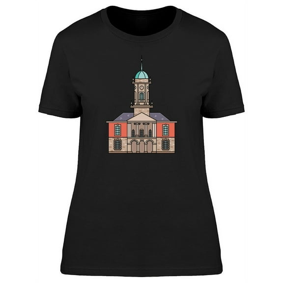 Irish Tower Clip Art T-Shirt Women -Image by Shutterstock, Female x-Large