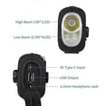 thumbnail image 2 of AM/FM Emergency Radio with Solar and Hand Crank, SOS Alarm, 4 Modes Flashlight (blue), survival gear., 2 of 5