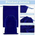 thumbnail image 2 of 5pcs Blue Velvet Drawstring Bags 9.8x13.7 inch Anti Jewelry Pouches Storage Bags Large Gift Bags for Traveling Jewelry Silverware Flatware Candy Wedding Favor Christmas Storage, 2 of 7
