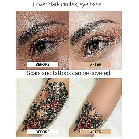 Tattoo Cover Up Makeup Skin Scar Birthmark Waterproof Concealer Primer