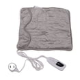 thumbnail image 3 of Heating Feet Warmer, Washable Electric Foot Heating Pad Auto Off Silver Gray  For Shoulders US Plug 100-120V, 3 of 8