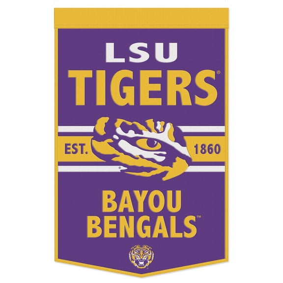 WinCraft LSU Tigers 24" x 38" Primary Logo Banner
