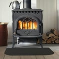 thumbnail image 6 of Half Circle Fireplace Carpet, Silicone Fireproof Fireplace Insulation Floor Mat, 6 of 8