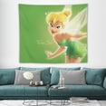thumbnail image 3 of Tinker Bell Tapestry Wall Hanging Wall Art Decor Wall Tapestry for Living Room Bedroom Dorm 50"x60", 3 of 8