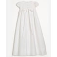 thumbnail image 2 of Girls 34″ Cotton Dress Christening Gown Baptism Gown with Hand Embroidery (Baby), 2 of 3
