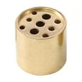 thumbnail image 3 of opvise Decorative Mini Incense Holder Copper Heat-resistant Incense Base with 9 Holes Creative Sandalwood Incense Burner L, 3 of 8