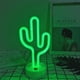 thumbnail image 2 of Letreros de neón LED de cactus con soporte, decoración de mesa, luz nocturna con pilas/USB, luces de neón para habitación infantil, artículos de fiesta, decoración de mesa, regalos infantiles, letrero, 2 of 5