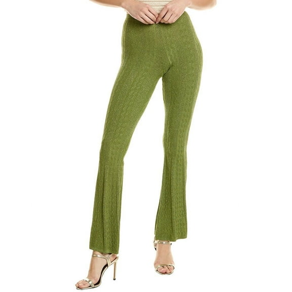 Sandro womens  Pant, 42, Green