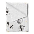 thumbnail image 2 of Cupcake Soft Flannel Fleece Throw Blanket, Happy Birthday to You Message with Circle Celebration Cake Design, Cozy Plush for Indoor and Outdoor Use, 50" x 60", Earth Yellow White, by Ambesonne, 2 of 5