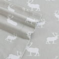 thumbnail image 3 of Eddie Bauer Elk Grove Grey Cotton Flannel King Sheet Set, 3 of 8