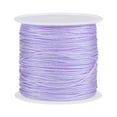 thumbnail image 1 of Unique Bargains Nylon Cord DIY Making Satin String Craft Wire with Plastic Spool 147ft, Light Purple, 1 of 1