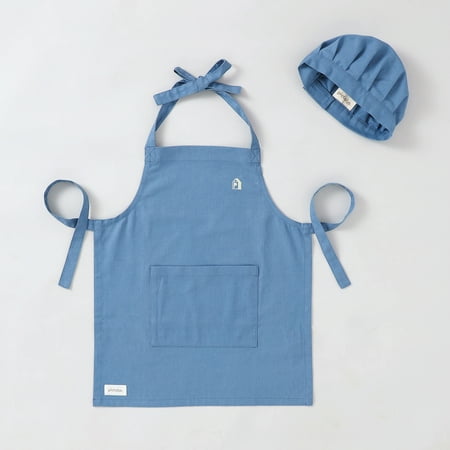 

Mini Chef Kids Apron & Hat Set (High Tide Blue) by Piccalio® | Apron for kids kids aprons kid apron toddler apron