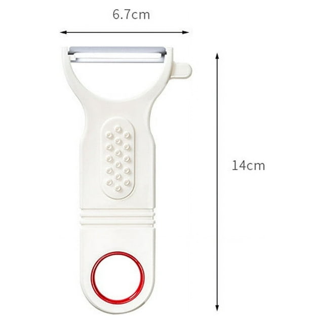 Aodebiao 1 Packs Stainless Steel Vegetable Peeler Multi-Functional Kitchen Peeler Potato Carrot Fruit Peeler with Comfort Grip Blade Ergonomic Efficient Kitchen Gadgets