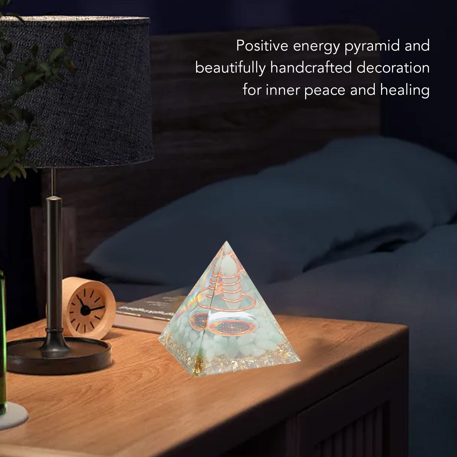 英7” Winston &amp;amp; e Denham Town / Keep The Pressure On PYR6002 Pyramid /00050 Pyramid for Positive Energy, 1.97 Inch Crystal Ball Handmade